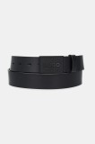 HUGO curea de piele culoarea negru, 50548359