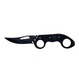 Cumpara ieftin Briceag Vanatoare Pescuit Camping Ideallstore, Otel 440C, Lama Blocabila, Deschidere Automata, Negru