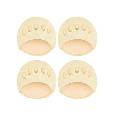 Set 4 talpici de protectie cu burete pentru picior si degete, material textil - Bej