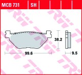 Cumpara ieftin Set placute frana spate TRW MCB731SH - Yamaha TDM 900 - TDM-A 900 A - XV 950 - XT 1200 - FJR 1300 - XVS 1300 - XV 1900