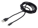 Cablu USB 2.0 Apple Lightning - High Speed, mufe USB A și Lightning