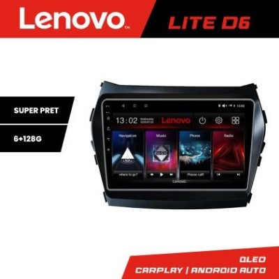 Navigatie Hyundai Santa Fe IX45 2012-2017 Lenovo Kit-209 8 core 6+128 GB Android Waze USB Navigatie Internet Youtube Radio CarStore Technology foto