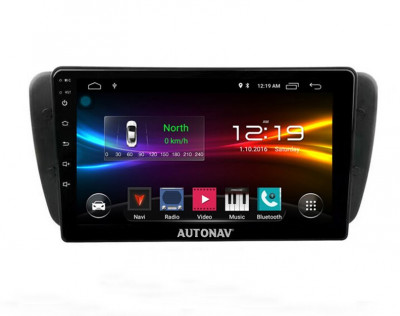 Navigatie Seat Ibiza 2008-2015 AUTONAV PLUS Android GPS Dedicata, Model Classic, Memorie 16GB Stocare, 1GB DDR3 RAM, Display 9&amp;quot; Full-Touch, WiFi, 2 x foto