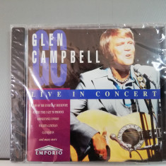 Glen Campbell - Live in Concert (1994/Music Collection/Germany) - CD/Nou/Sigilat