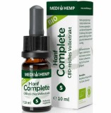 Ulei Hemp Complete 5% CBD Bio 10ml Medihemp - Extract Canepa Full Spectrum, Vegan, Certificat Ecologic