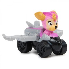PATRULA CATELUSILOR PUP SQUAD RACERS VEHICUL METALIC SKYE SCARA 1:55 foto