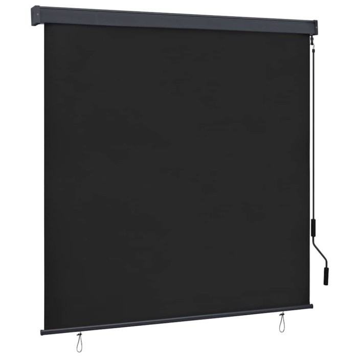 Jaluzea tip rulou de exterior, antracit, 170 x 250 cm
