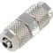 Conector filetat inline pentru &icirc;mbinare max. 15bar din alamă nichelată