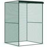 Outsunny Jaula de Cultivo para Plantas 120x120x180 cm cu Ușă Enrollabilă și Structură din Oțel pentru Grădină Terrasă Culoare Verde | Aosom Romania