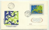 Romania 1975 - FDC colita nedantelata CSCE Helsinki - LP 892 X2, Nestampilat