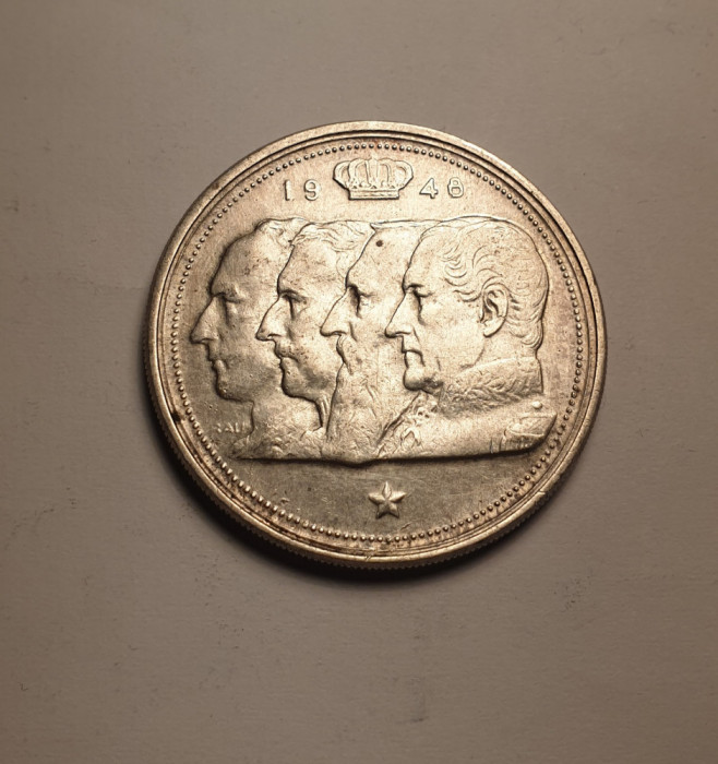 Belgia 100 Franci Francs 1948 Argint