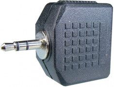 Adaptor jack tata 2,5 mm stereo - 2 x jack 3,5 mm stereo - 126632 foto