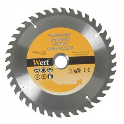 Disc pentru fierastrau circular tip TCT, taiere lemn Wert 2540-125, O125 mm foto