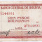 Bolivia 100 Peso bolivianos 1962 - (Milton Paz &amp; Ru&iacute;z Balaldi&oacute;n-Q7244931) P-163