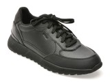 Pantofi sport GEOX negri, U55F1B, din piele ecologica