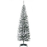 Pom de Craciun 180 cm Pin Artificial cu 390 ramuri, brad de sarbatori, decoratiune de Craciun, Ф55x180cm HOMCOM | Aosom Romania
