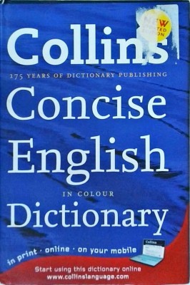 Collins Concise English Dictionary in colour foto
