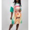 ROCHIE MIDI OVERSIZE CU MANECA SCURTA XOXO GOSSIP GIRL TALIE UNICA Multicolora