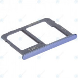 Samsung Galaxy J4+ (SM-J415F), Galaxy J6+ (SM-J610F) Tavă Sim + Tavă MicroSD albastru GH64-07065C