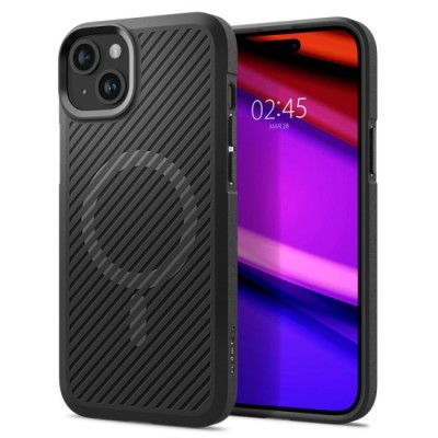 Husa pentru iPhone 15 Plus - Spigen Core Armor MagSafe - Matte Black foto
