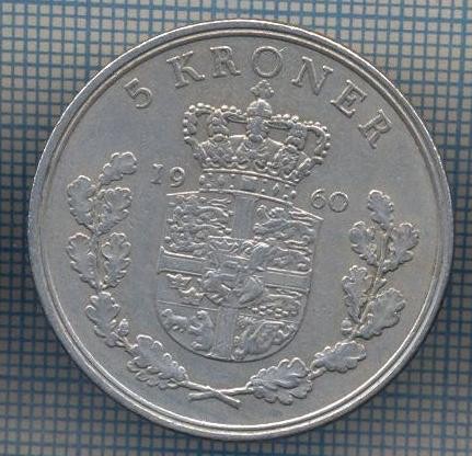 AX 1459 MONEDA- DANEMARKA - 5 KRONER -ANUL 1960 -STAREA CARE SE VEDE