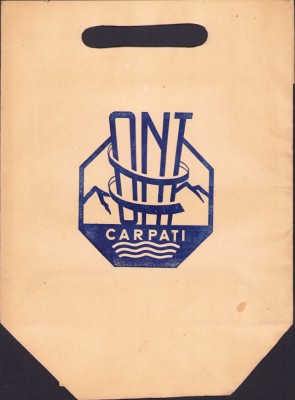 HST Pungă reclamă ONT Carpați Rom&amp;acirc;nia comunistă foto