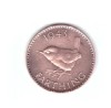 Moneda Anglia 1 farthing 1943, stare foarte buna, curata, Europa, Bronz
