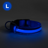 Cumpara ieftin Guler LED - functioneaza cu baterie - marime L - albastru
