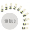 Bec LED Pozitie T10 12V 1.25W 90 Lumen Carguard CLD301 SMD (10 buc)