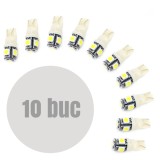 Bec LED Pozitie T10 12V 1.25W 90 Lumen Carguard CLD301 SMD (10 buc)