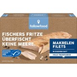 File macrou in suc propriu Followfish, 125g, Sursa Omega-3, Pescuit responsabil MSC