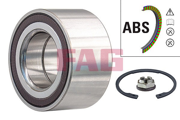 FAG 713 6204 10 Set rulment roata