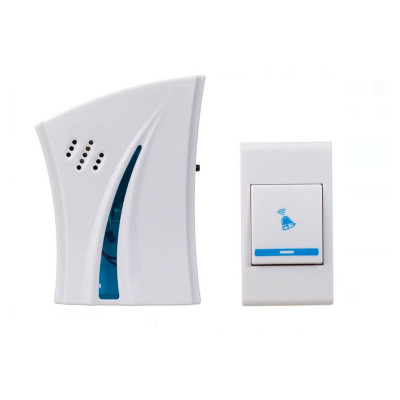 Sonerie wireless cu buton si receptor, raza de actiune 50-80 m foto