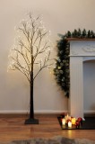 Brad decorativ LED MagicHome, 504 lumini alb cald, 1,2 m