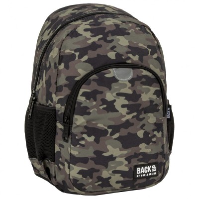 Ghiozdan BackUp, 26x34x14 cm, Poliester, Camuflaj, PLB5T33 foto