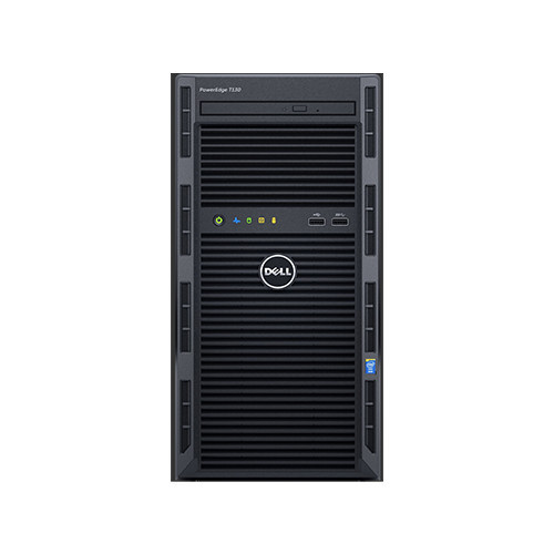Server Dell PowerEdge T130, 4 Bay 3.5 inch, Intel 4 Core Xeon E3-1220 V5 3.00 GHz, 8 GB DDR4 ECC, 4 x 4 TB HDD SAS; 6 Luni Garantie, Refurbished