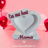 Inimă polistiren &quot;Cea mai bună mamă &quot;