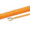 Cablu spiralat PUR portocaliu 1,5m 4G1mm2