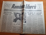 Romania libera 31 iulie 1990-articolul sapanta,orasul iasi,conel dinu