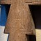 PRISTOLNIC, PECETAR VECHI SCULPTAT IN LEMN DE CIRES(SIGILIU PENTRU PRESCURI,DATAT..) DIMENSIUNI :163 x 53 x 25 mm.