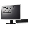 Pachet Calculator Second Hand HP ProDesk 600 G3 SFF, Intel Core i3-6100 3.70GHz, 8GB DDR4, 256GB SSD, DVD-ROM + Monitor 22&amp;quot; NewTechnology Media