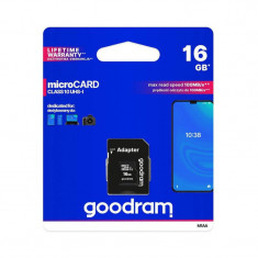 Card de memorie Goodram 16GB MicroSD Clasa 10 UHS-I foto