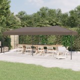 VidaXL Cort pliabil pentru petreceri, gri taupe, 3x6 m