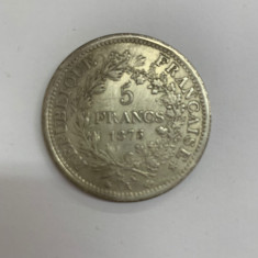 (8) Moneda - 5 FRANCI - 1875 - Franța - REPLICA - KM 820.1