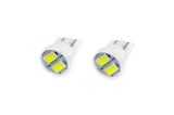 Bec de pozitie tip LED , T10 W2.1x9.5 W5W, 12V, 2 SMD 5730 , culoare alb , AMIO, set 2 buc AutoDrive ProParts