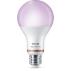 Bec inteligent LED Philips A67, Wi-Fi, clasic, E27, 13W, lumina rece / calda / RGB, dimabil