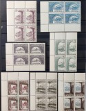 ROMANIA 1963 - Muzeul Satului - bloc de 4 MNH** - LP 575 - din colt de coala