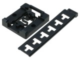 COMBIPLAST M&acirc;ner Șină DIN Negru CP-23-132 Accesoriu Carcase