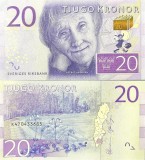 SUEDIA 20 kronor ND (2015) UNC!!!