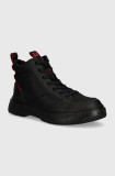 HUGO pantofi inalti Urian barbati, culoarea negru, 50522971